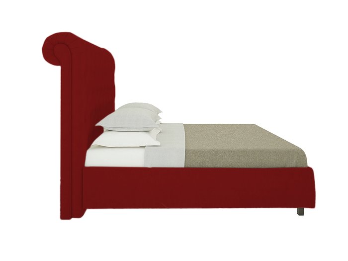 Кровать Sweet Dreams Велюр Красный 200х200 - купить Кровати для спальни по цене 102000.0