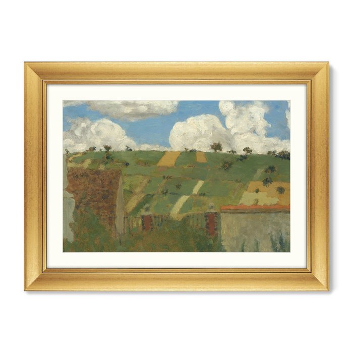 Репродукция картины Landscape of the Ile-de-France, 1894г. - купить Картины по цене 16299.0