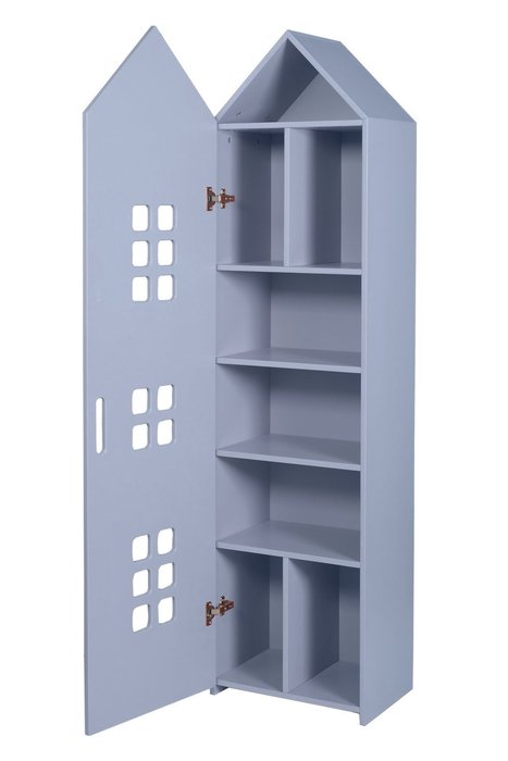 Шкаф-домик City4 небесного цвета - лучшие Детские шкафы в INMYROOM