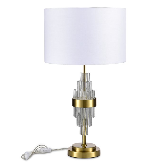 Настольная лампа Onzo с белым абажуром - купить Настольные лампы по цене 15980.0