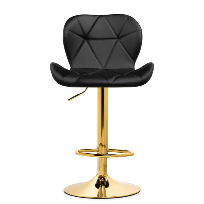 Барный стул Trio черно-золотого цвета - купить Барные стулья по цене 5450.0