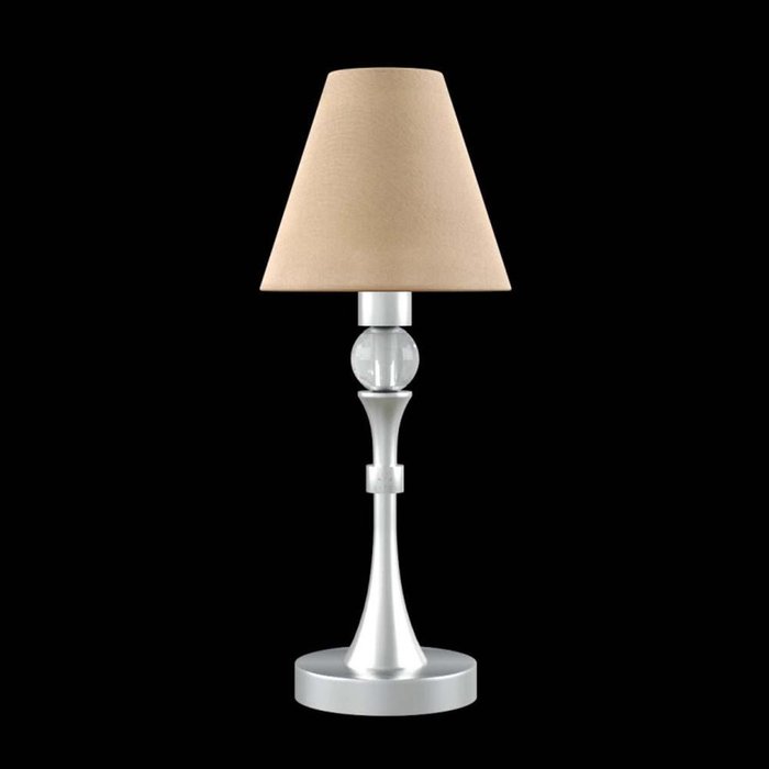 Настольная лампа Eclectic с бежевым абажуром  - купить Настольные лампы по цене 2567.0
