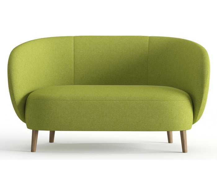 Диван Чарльз светло-зеленого цвета  - купить Прямые диваны по цене 29690.0