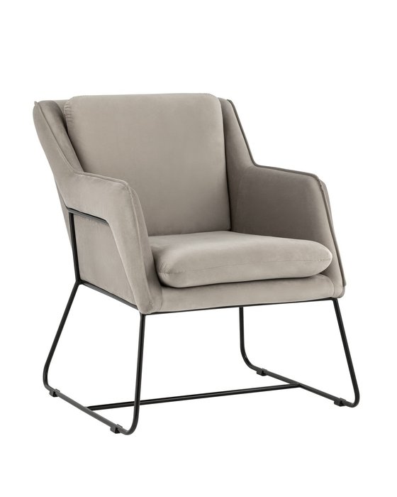Кресло Роланд светло-серого цвета