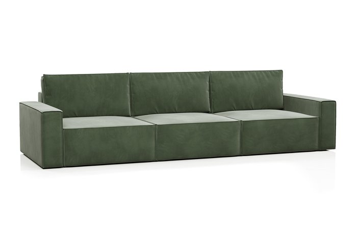 Диван Корсо XL зеленого цвета - купить Прямые диваны по цене 74990.0