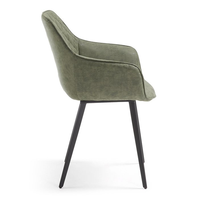  Кресло AMINY зеленого цвета - лучшие Обеденные стулья в INMYROOM