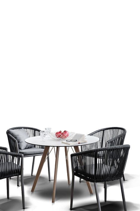 Стол интерьерный Франческо Молочного цвета - купить Обеденные столы по цене 51900.0