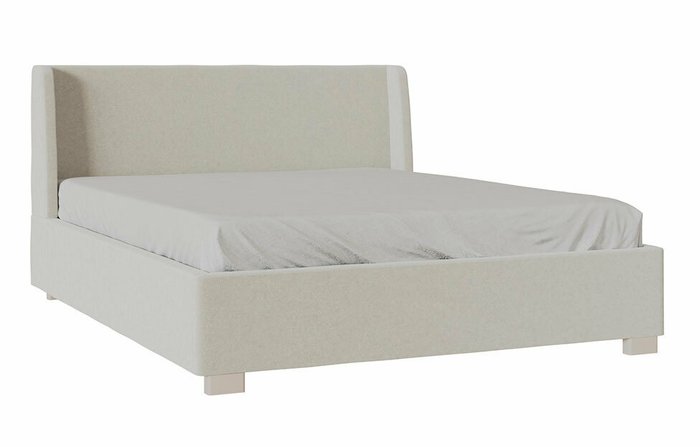Кровать Аура 160х200 бежевого цвета - купить Кровати для спальни по цене 69390.0