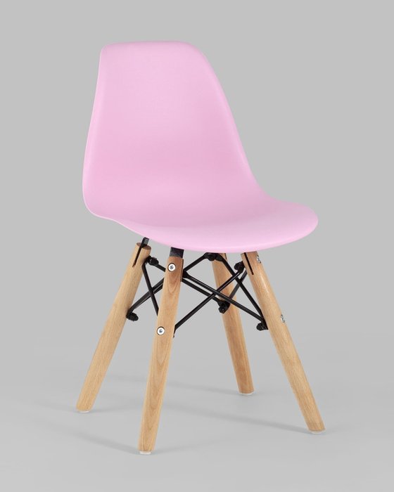 Стул детский розового цвета - купить Обеденные стулья по цене 1190.0