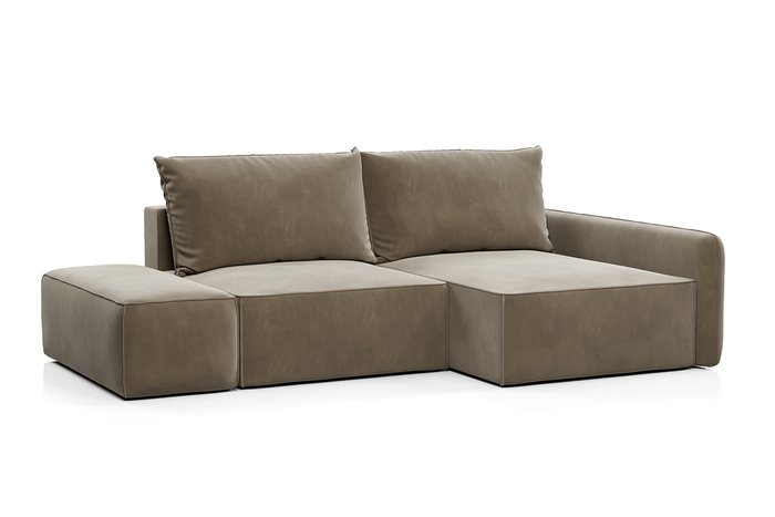Угловой диван-кровать Портленд бежевого цвета - лучшие Угловые диваны в INMYROOM