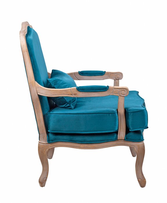 Кресло Nitro blue natural синего цвета - лучшие Интерьерные кресла в INMYROOM