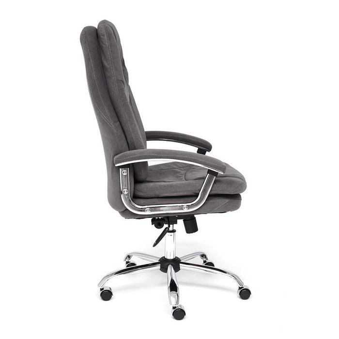 Кресло офисное Softy Lux серого цвета - лучшие Офисные кресла в INMYROOM