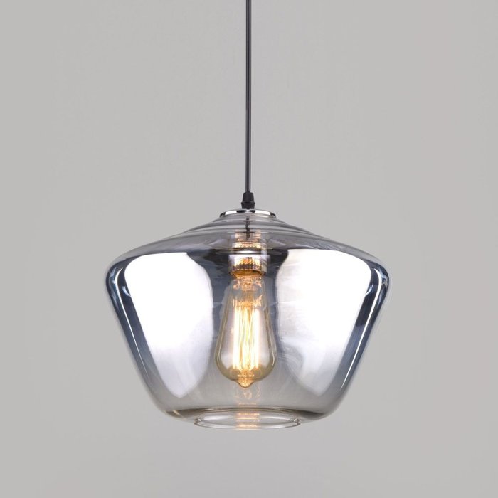Подвесной светильник со стеклянным плафоном 50199/1 хром Franco