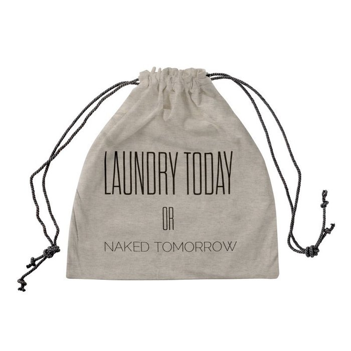 Мешок для хранения Laundry today серого цвета