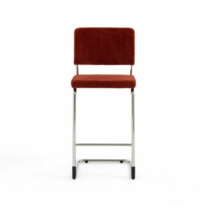 Стул барный кантилевер Sarva оранжевого цвета - купить Барные стулья по цене 27129.0
