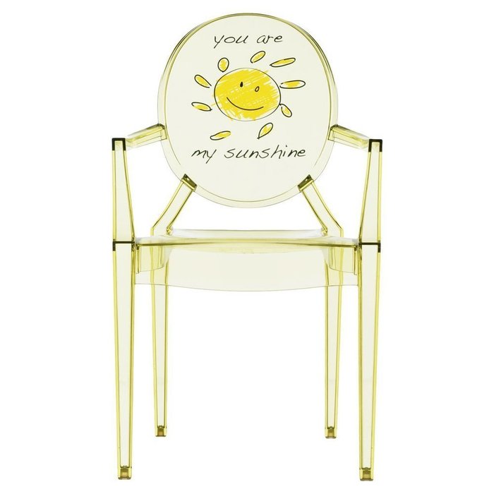 Стул детский Lou Lou Ghost желтого цвета - купить Детские стулья по цене 14445.0