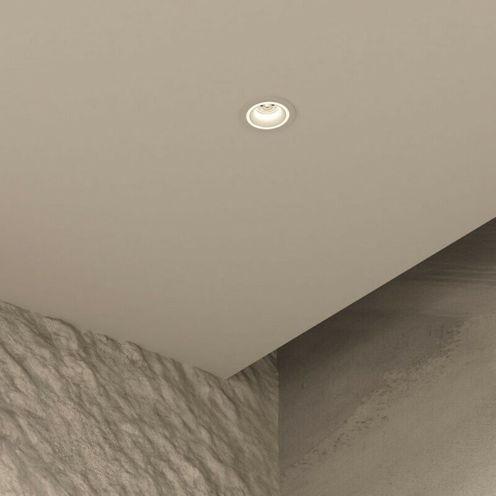 Встраиваемый светильник DK2060-WH (металл, цвет белый) - лучшие Встраиваемые споты в INMYROOM