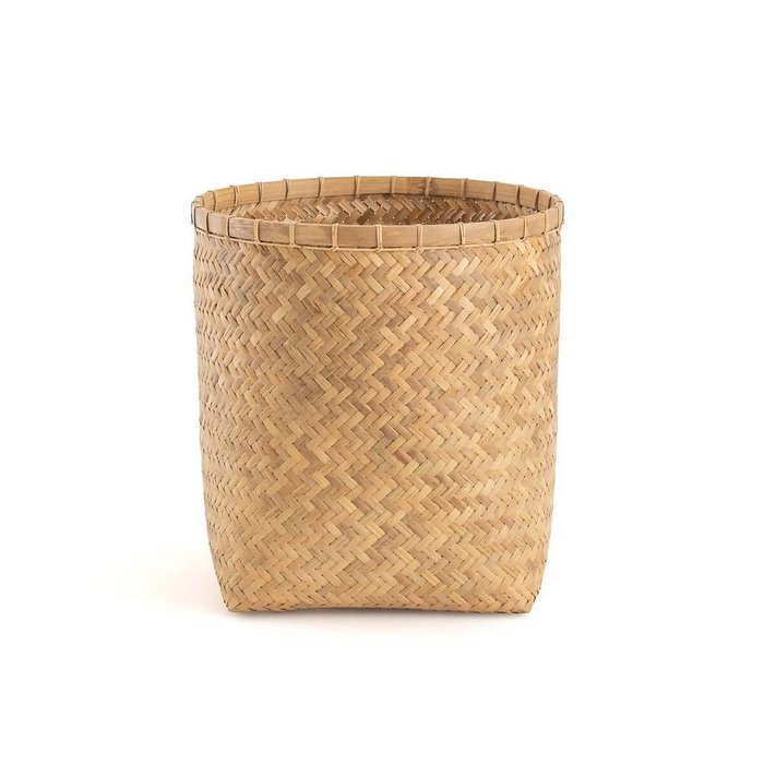 Корзина из бамбука Maro бежевого цвета - купить Плетеные корзины по цене 6460.0