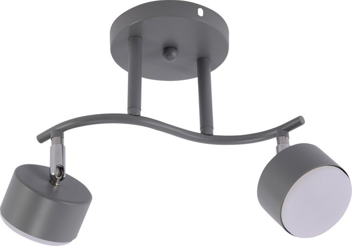 Спот Vivien Б0069920 (металл, цвет серый) - купить Накладные споты по цене 2432