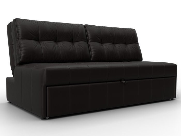 Диван-кровать Лига-107 М темно-коричневого цвета (экокожа) Диван-кровать Лига-107 М темно-коричневого цвета (экокожа)