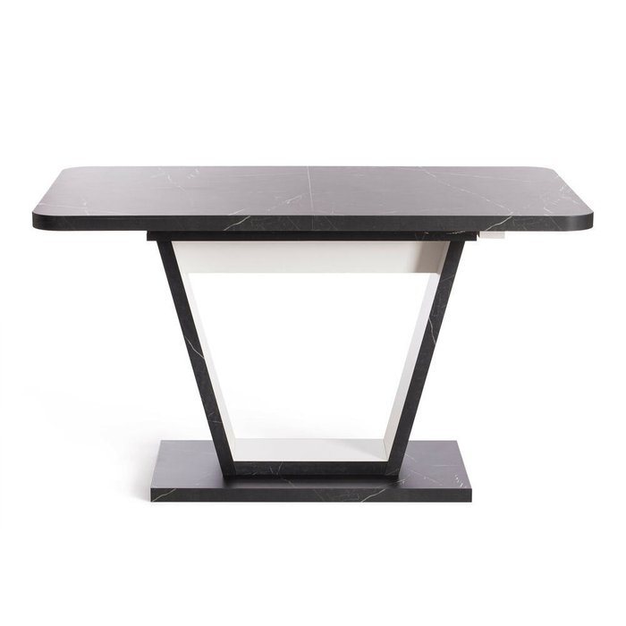 Раздвижной обеденный стол Vox черно-белого цвета - лучшие Обеденные столы в INMYROOM