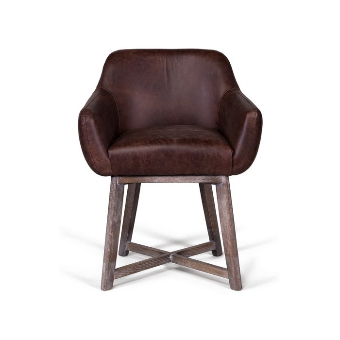 Стул Pola темно-коричневого цвета - купить Обеденные стулья по цене 35802.0