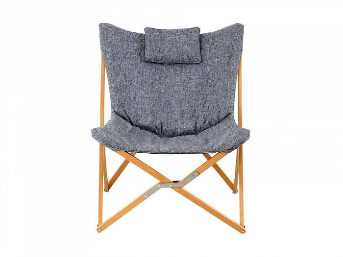 Кресло шезлонг Shato серого цвета - купить Садовые кресла по цене 16800.0