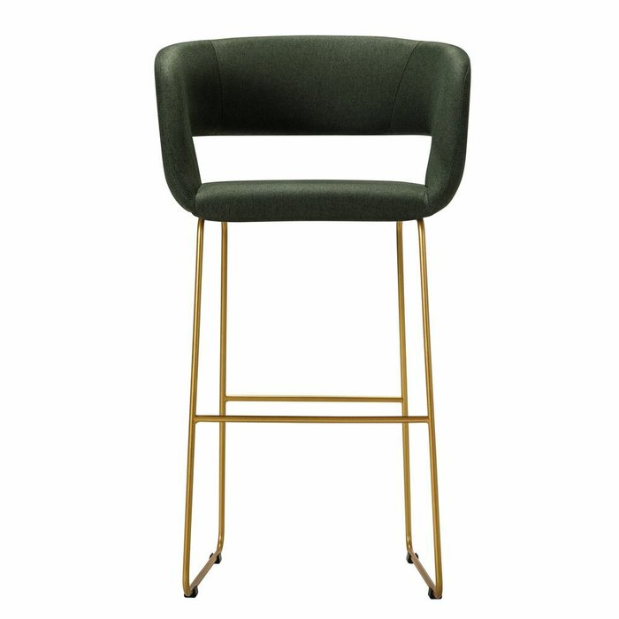Барный стул Hugs темно-зеленого цвета - купить Барные стулья по цене 12190.0