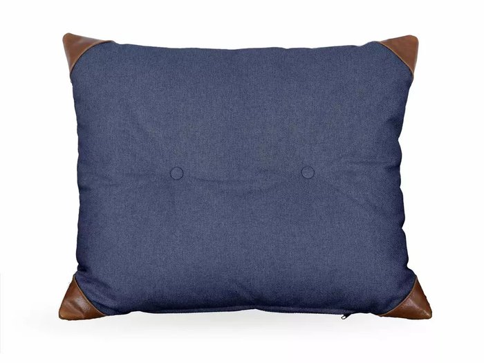 Подушка Chesterfield 60х60 темно-синего цвета
