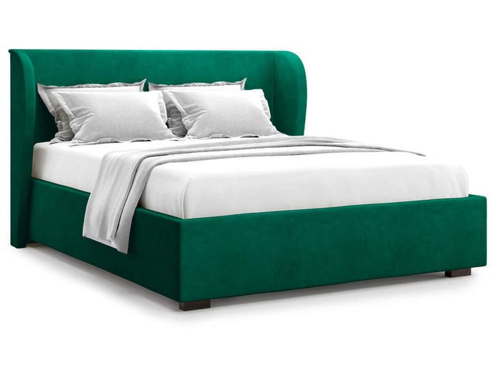 Кровать Tenno без подъемного механизма 140х200 зеленого цвета