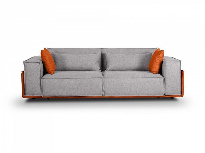Диван-кровать Asti оранжево-бежевого цвета - купить Прямые диваны по цене 197550.0