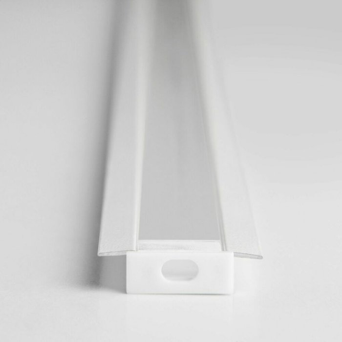 Встраиваемый алюминиевый профиль для светодиодной ленты белого цвета - лучшие Профили для светодиодных лент в INMYROOM
