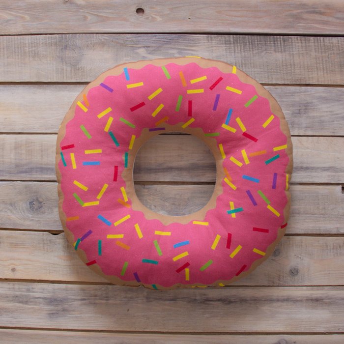 Подушка Pink Donut из 100% хлопка
