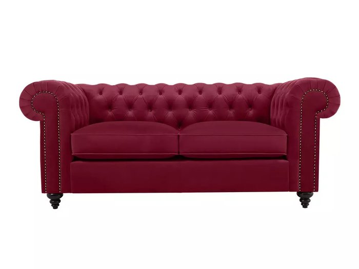 Диван Chester Classic бордового цвета