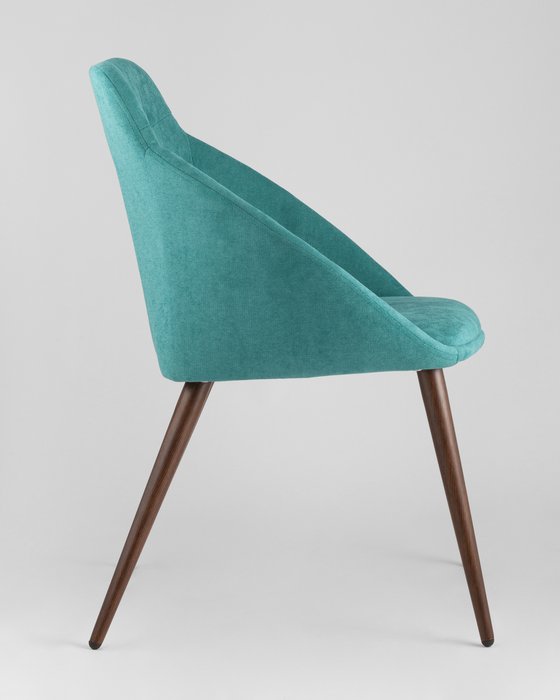 Стул Квини сине-зеленого цвета - лучшие Обеденные стулья в INMYROOM