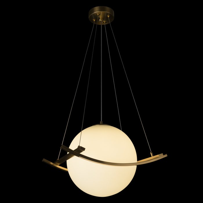 Подвесной светильник Swing 10424/300 (стекло, цвет белый) - купить Подвесные светильники по цене 8790