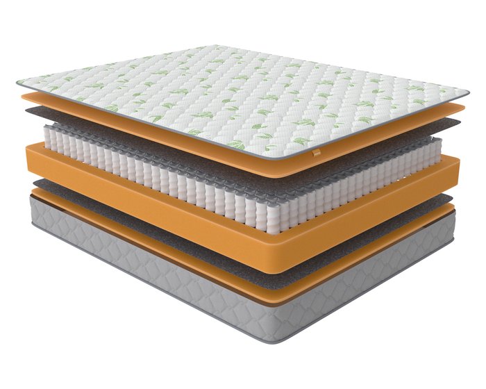 Матрас Sleep Classic 160х200 бело-серого цвета Матрас Sleep Classic 160х200 бело-серого цвета