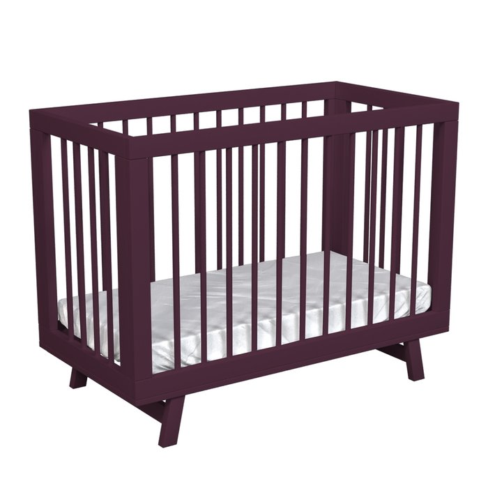 Кроватка для новорожденного Lilla Aria 60х120 фиолетового цвета - купить Колыбели по цене 42500.0