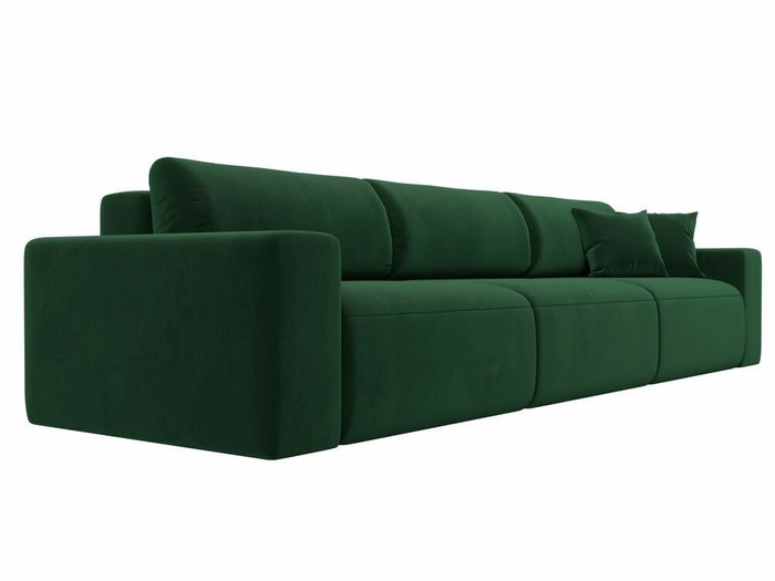 Диван-кровать Лига 036 Классик Лонг темно-зеленого цвета - лучшие Прямые диваны в INMYROOM