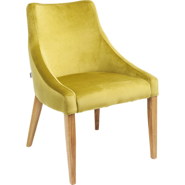Стул мягкий Mode желтого цвета - купить Обеденные стулья по цене 35220.0