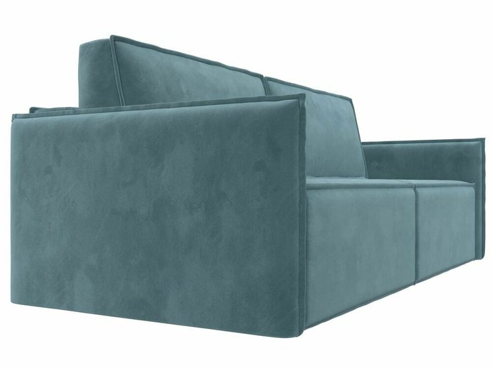 Прямой диван-кровать Либерти бирюзового цвета - лучшие Прямые диваны в INMYROOM