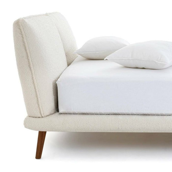 Кровать Aurore Bouclette 160х200 бежевого цвета - лучшие Кровати для спальни в INMYROOM