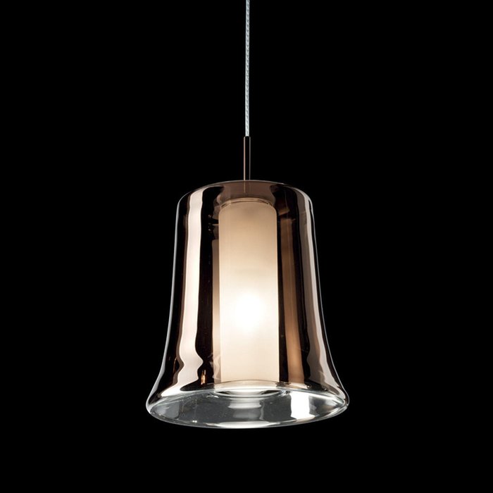 Подвесной светильник Leucos Cloche S Copper - купить Подвесные светильники по цене 60950.0