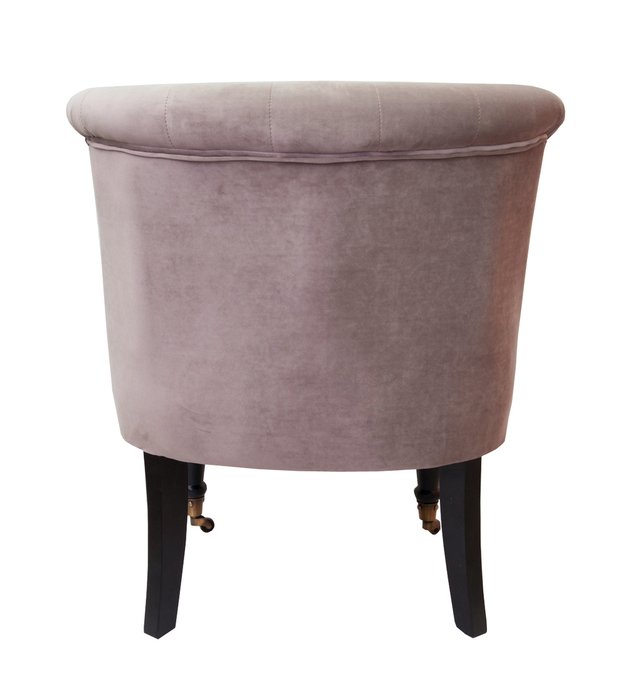 Низкое кресло Aviana taupe velvet светло-коричневого цвета - лучшие Интерьерные кресла в INMYROOM