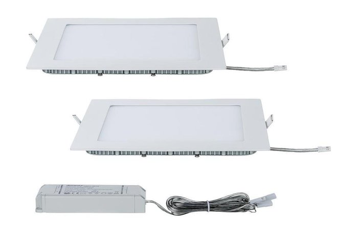 Встраиваемый светодиодный светильник Premium Line Panel белого цвета - купить Встраиваемые споты по цене 13390.0