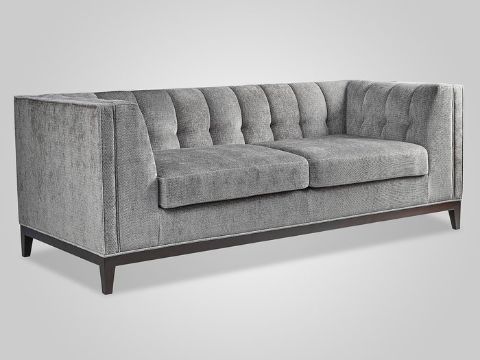 Диван Houston серого цвета - купить Прямые диваны по цене 160000.0