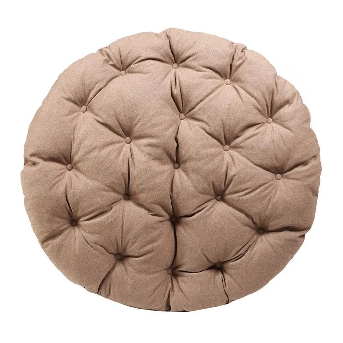 Подушка для кресла Папасан коричневого цвета 