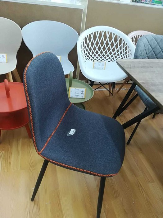 Стул Jerry синего цвета - купить Обеденные стулья по цене 5700.0
