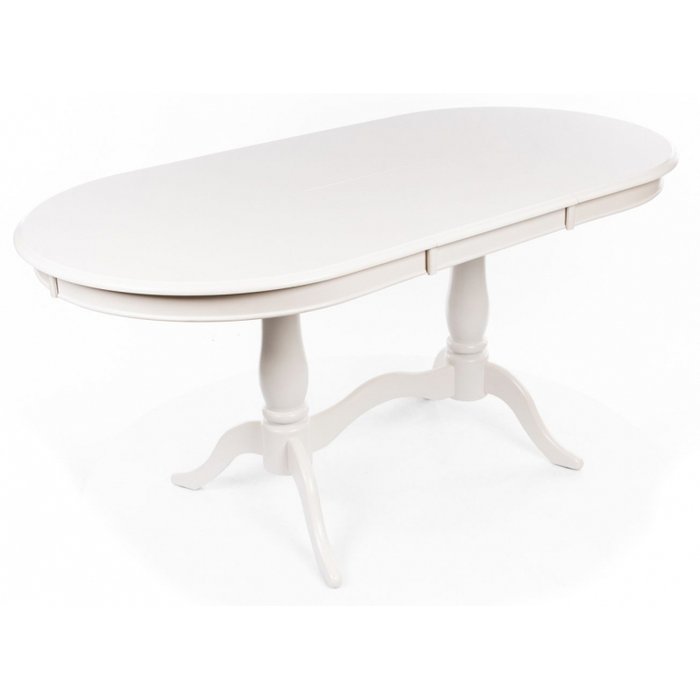 Раздвижной обеденный стол Eva белого цвета - купить Обеденные столы по цене 31880.0