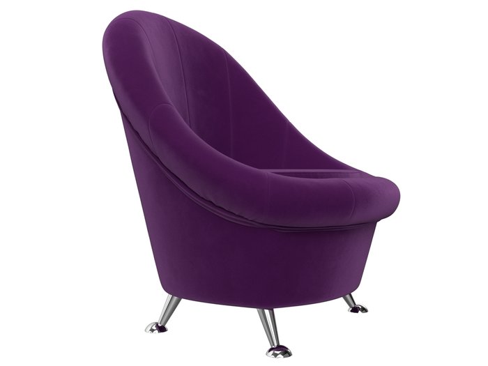 Кресло Амелия фиолетового цвета - лучшие Интерьерные кресла в INMYROOM